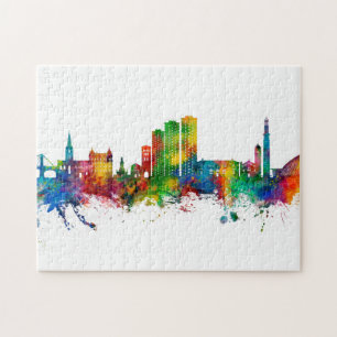 Puzzle Grenoble France Skyline