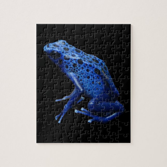 Puzzle Grenouille à tarte à poison bleu (Vertical)