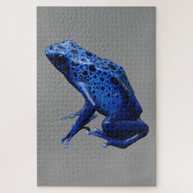 Puzzle Grenouille à tarte à poison bleu (Vertical)