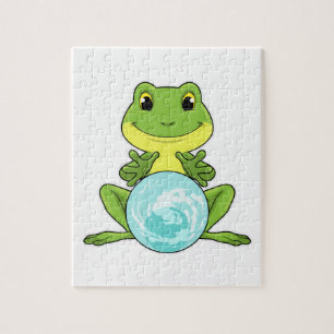 Puzzle Grenouille avec boule de cristal