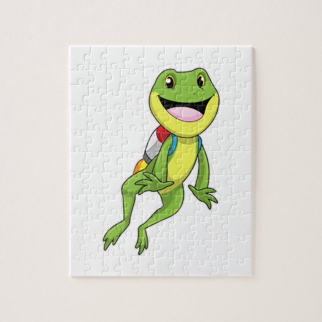 Puzzle Grenouille avec Jetpack (Vertical)