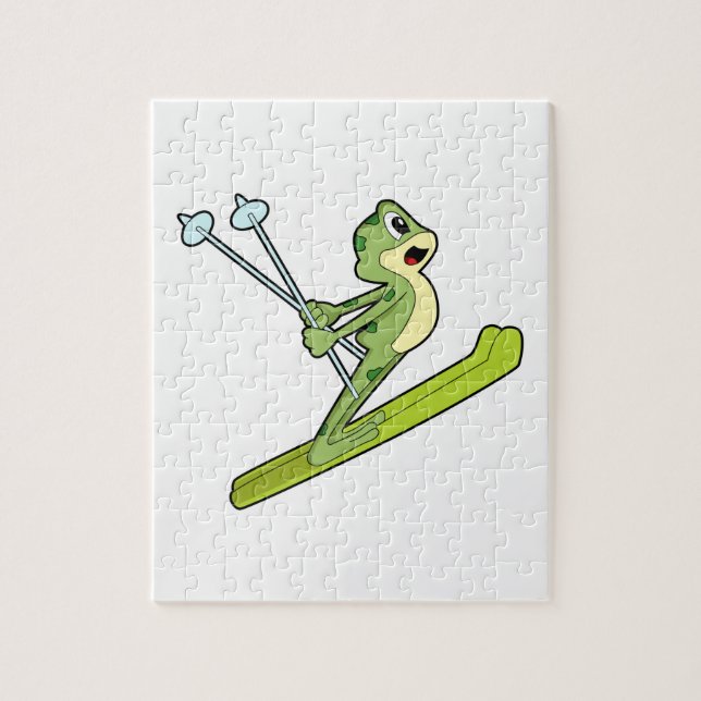 Puzzle Grenouille en sauteur à ski avec Ski.PNG (Vertical)
