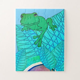 Puzzle Grenouille et étang