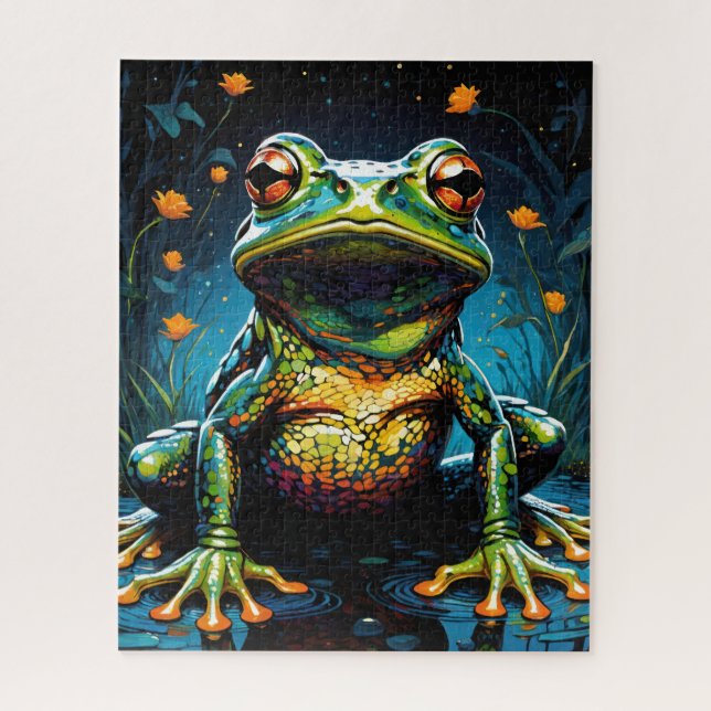 Puzzle Grenouille nocturne (Vertical)