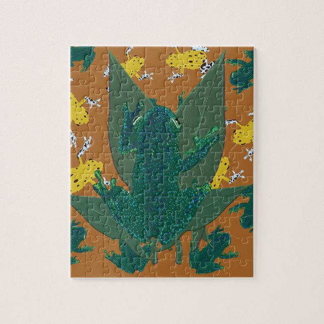 Puzzle Grenouilles tropicales (Vertical)