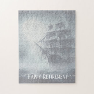 Puzzle Grey, Gris Fog Pirate Navire Retraite