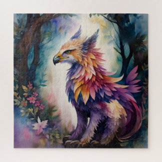 Puzzle Griffin En Aquarelle Forestière