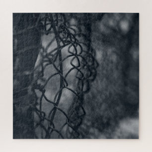 Puzzle Grille de clôture métallique fine art