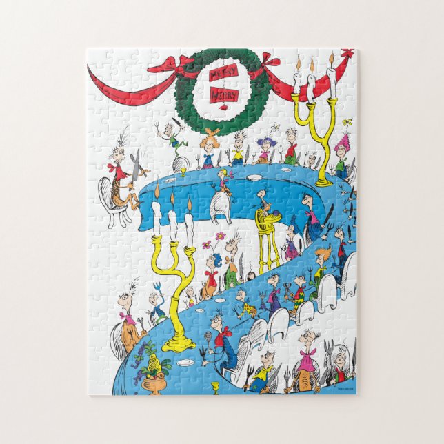 Puzzle Grinch Classique | Fête Joyeuse Joyeuse (Vertical)