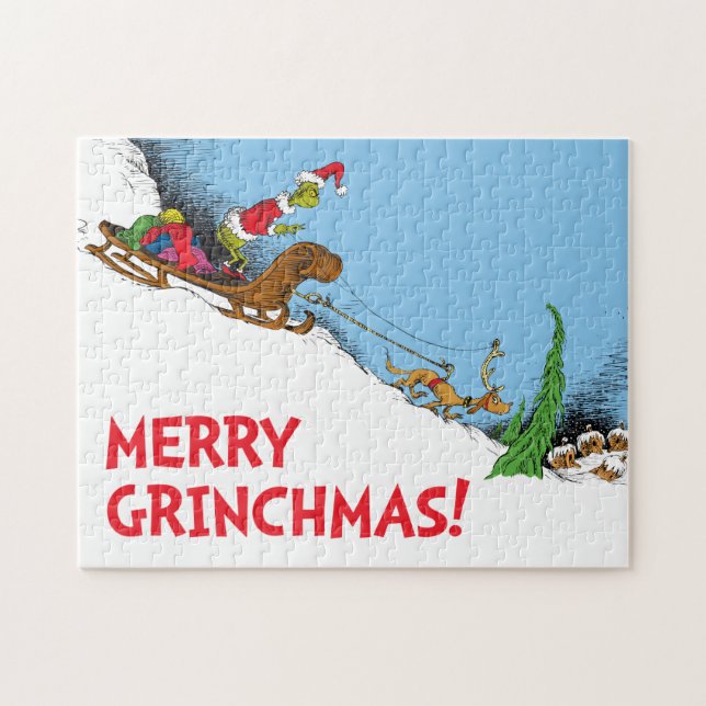 Puzzle Grinch classique | Grinch et Reindeer Max (Horizontal)