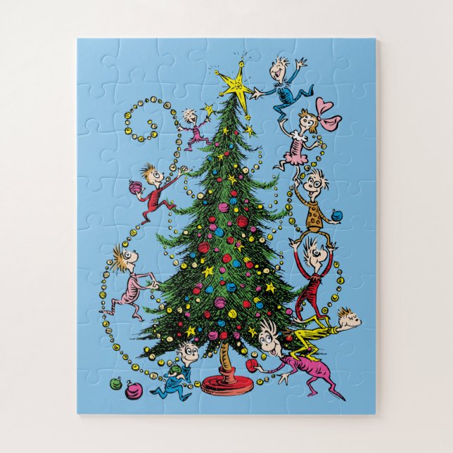 Puzzle Grinch Classique | Sapin de Noël (Vertical)