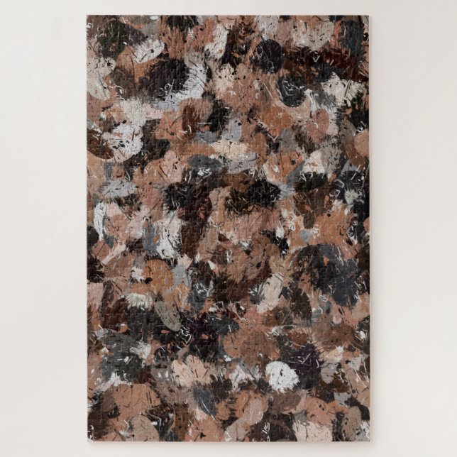 Puzzle Gris, Brown et noir (Vertical)