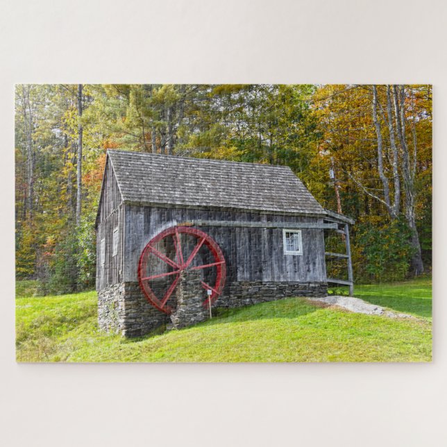 Puzzle Gristmill vintage Vermont (Horizontal)