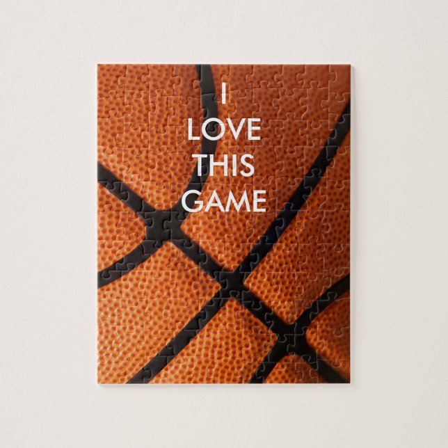 Puzzle Gros plan de basket - Art sportif populaire (Vertical)