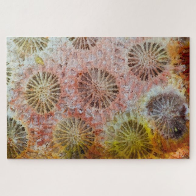 Puzzle Gros plan de corail rose (Horizontal)