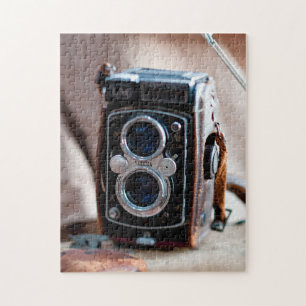 Puzzle Gros plan d'un appareil photo antique