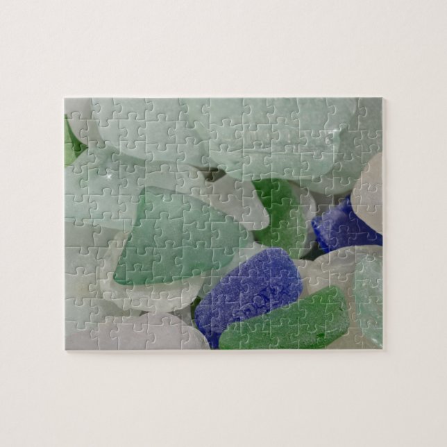 Puzzle Gros plan sur du verre de plage, Alaska (Horizontal)