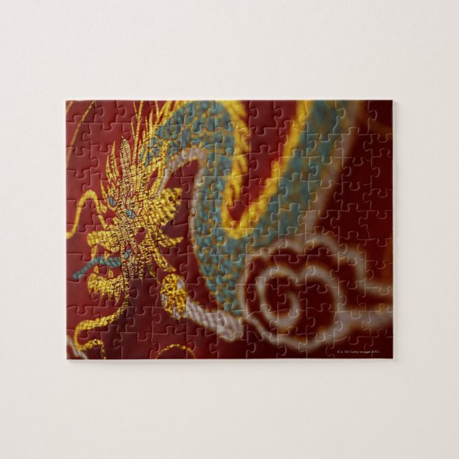 Puzzle Gros plan sur la soie chinoise (Horizontal)