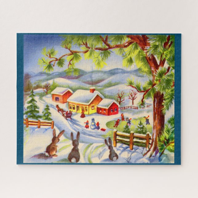 Puzzle Gros seins de Noël à regarder Noël (Horizontal)