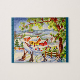 Puzzle Gros seins de Noël à regarder Noël