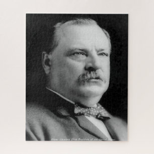 Puzzle Grover Cleveland 22e président des États-Unis.