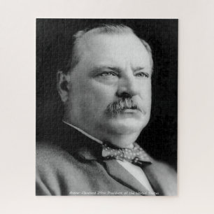 Puzzle Grover Cleveland 24e président des États-Unis.