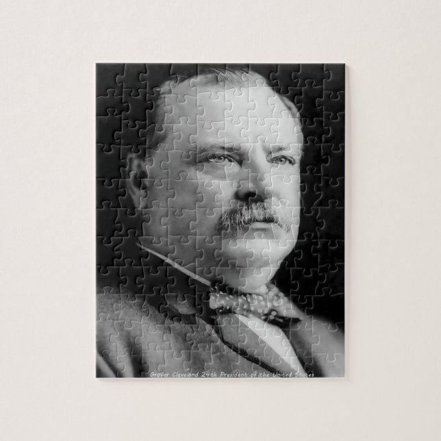 Puzzle Grover Cleveland 24ème Président de l'Amérique. (Vertical)