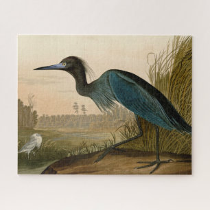 Puzzle Grue Bleue Heron Audubon Peinture