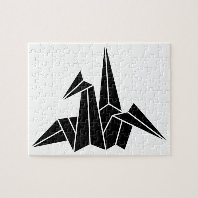Puzzle Grue en papier (Horizontal)