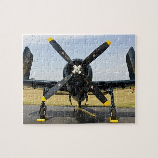 Puzzle Grumman F8F Bearcat chasseur embarqué de la marine (Horizontal)