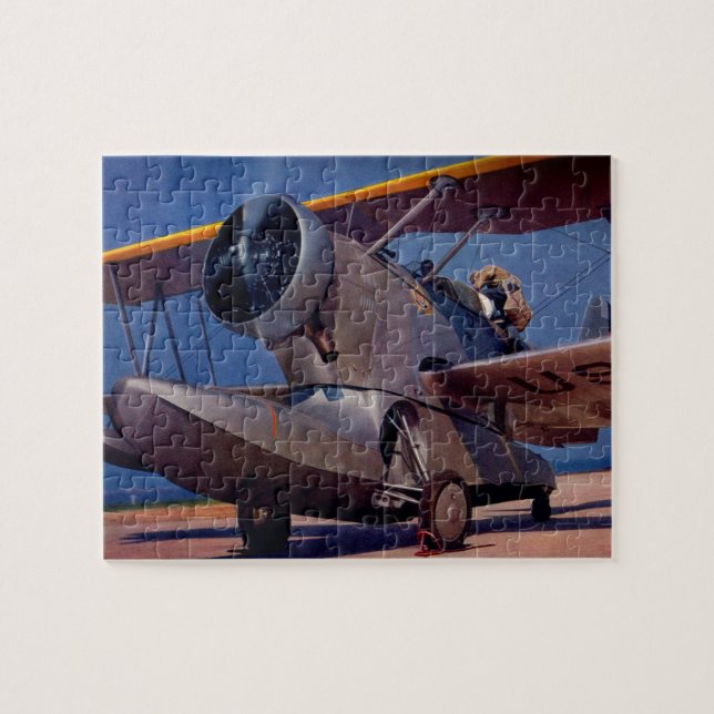 Puzzle Grumman F-2, 1939 (Horizontal)