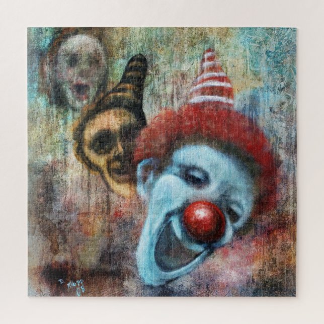 Puzzle Grungy Clown Zombie Parade Gothique Imprimer Art D (Vertical)