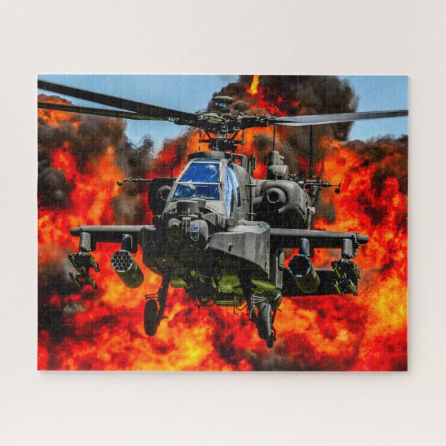 Puzzle GUARDIAN APACHE AH-64E (16 x 20 POUCES) (Horizontal)