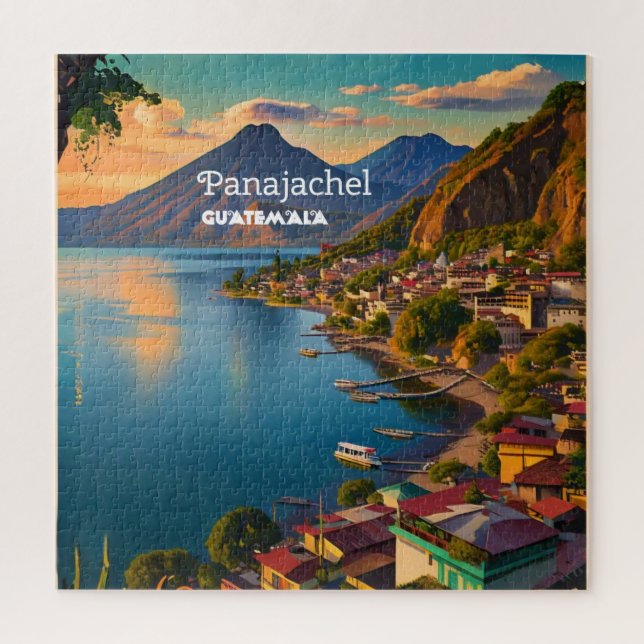 Puzzle Guatemala Panajachel | Voyager Vintage (Vertical)