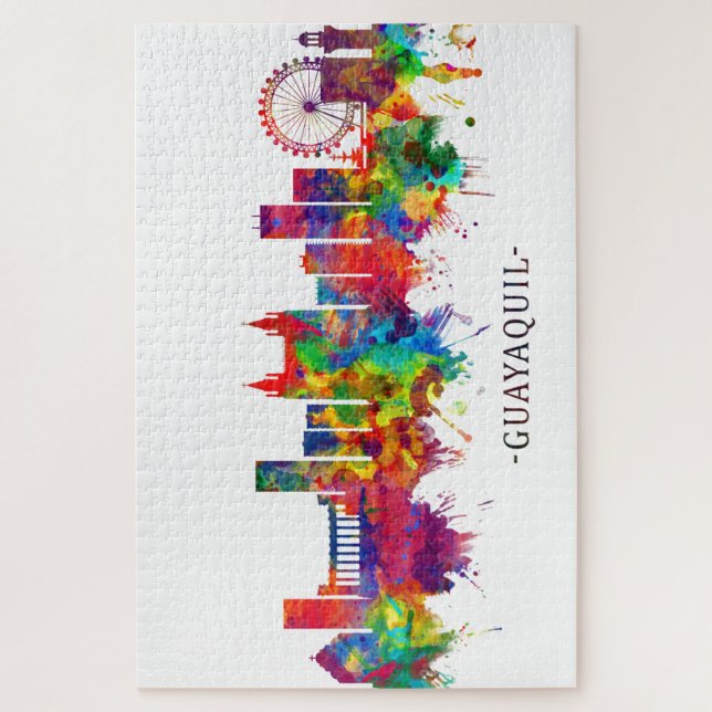 Puzzle Guayaquil Ecuador Skyline (Vertical)