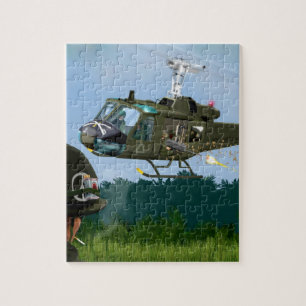 Puzzle Guerre de Vietnam Bell Huey.