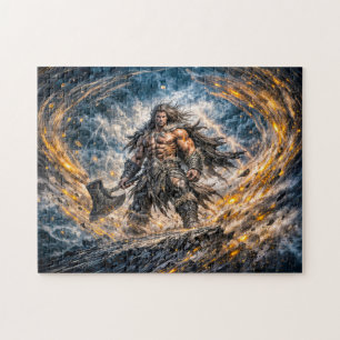 Puzzle Guerrier Berserker de Fantasy Dynamique avec Ba Pu