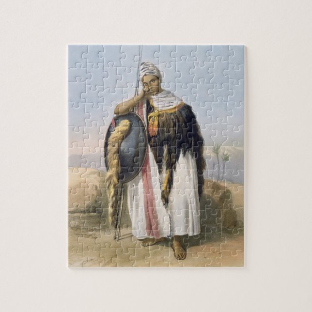 Puzzle Guerrier d'Amhara, Ethiopie, illustration de ' (Vertical)