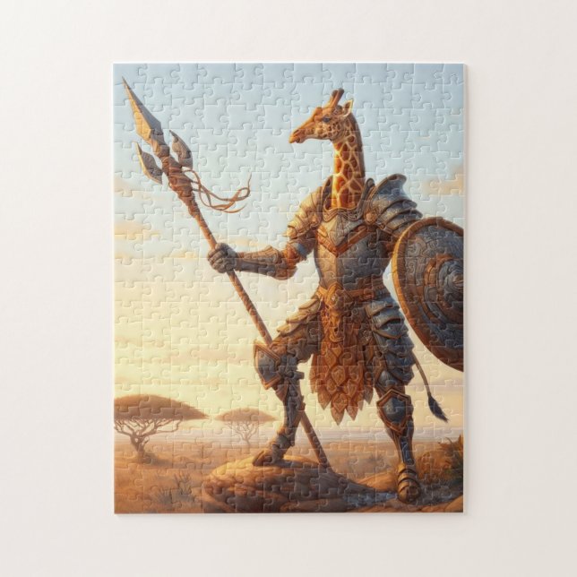 Puzzle Guerrier de girafe (Vertical)