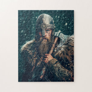 Puzzle Guerrier Viking en tenue authentique