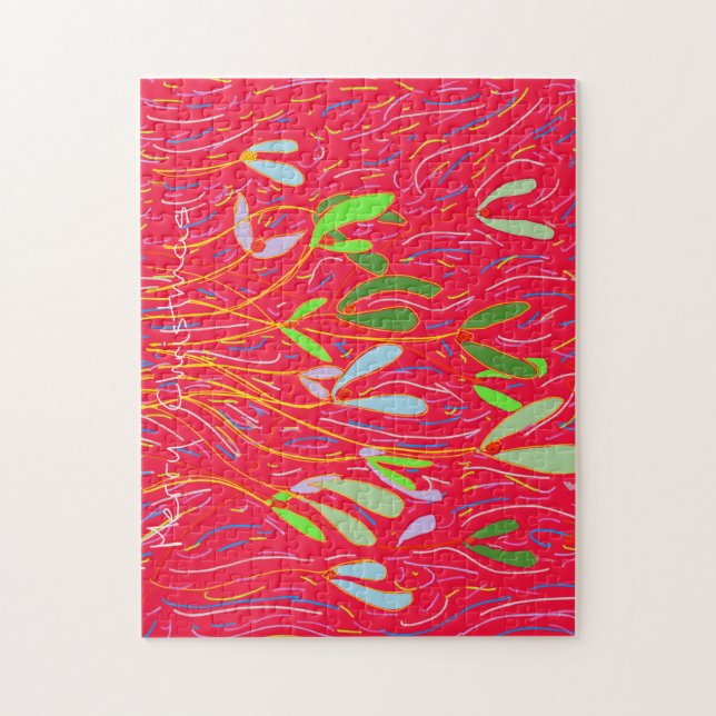 Puzzle Gui de fantaisie, Rouge (Vertical)