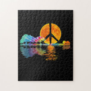 Puzzle Guitar Lake Shadow