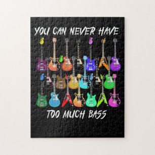Puzzle Guitar Lover   You Can Never Have To Must Bass