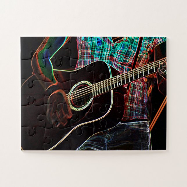 Puzzle Guitare 1 11x14 30pc jpcnm (Horizontal)