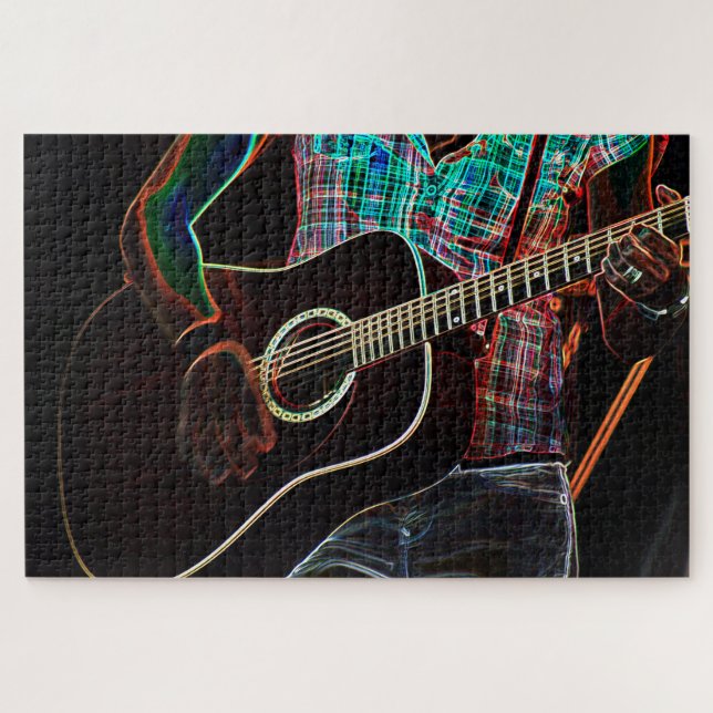 Puzzle Guitare 1 20x30 1014pc jpa (Horizontal)