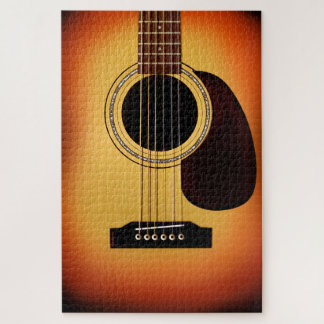Puzzle Guitare acoustique Sunburst
