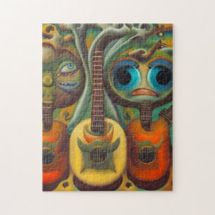 Puzzle Guitare amusante
