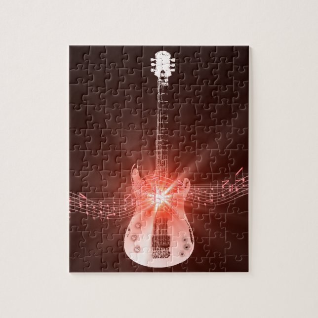 Puzzle Guitare brûlante (Vertical)