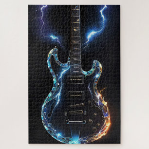 Puzzle Guitare électrique coupe diamant