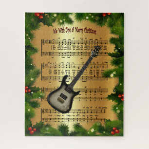 Puzzle Guitare Électrique~ "Nous Vous Souhaitons Un Joyeu